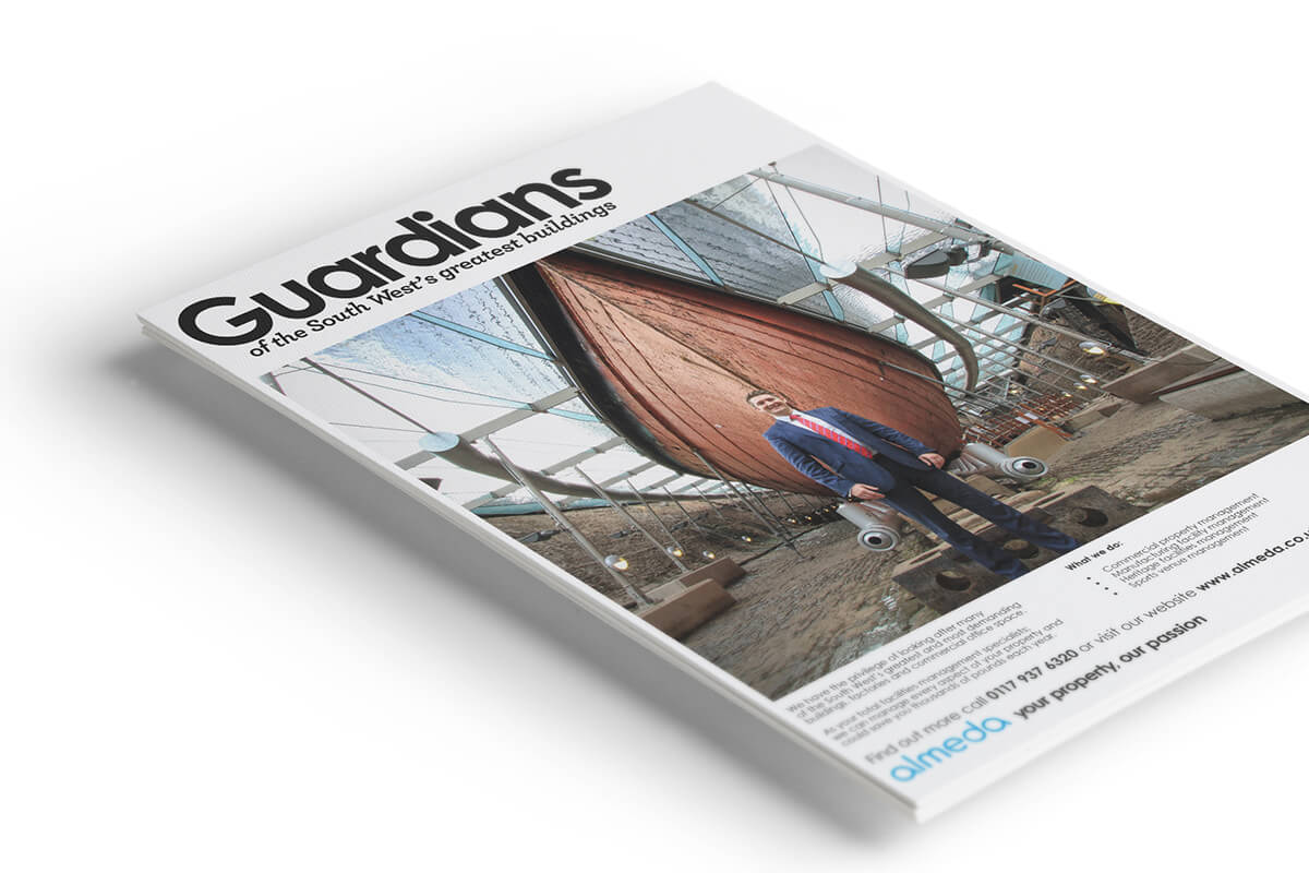 Almeda in a magazine